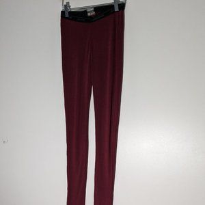 icebreaker Body Fit Basics 200 Merino Baselayer Pants Burgundy Size XS